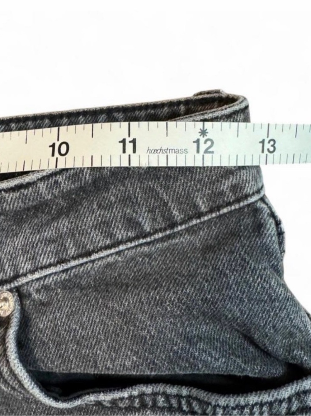 BDG high-rise stretch flare distressed jeans Charcoal black Size 26 - Picture 7 of 7